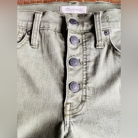 Madewell Olive High-Waisted Skinny Jeans sz 27 - Picture 6 of 6